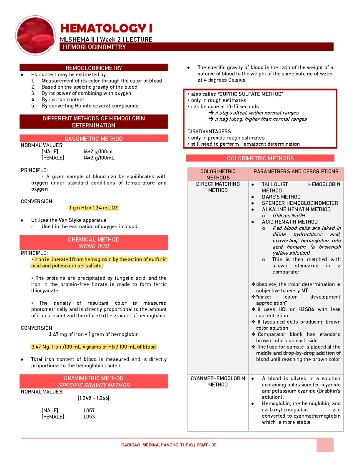 (5) Vascular Abnormalities AND Platelet Disorders - HEMATOLOGY I ...