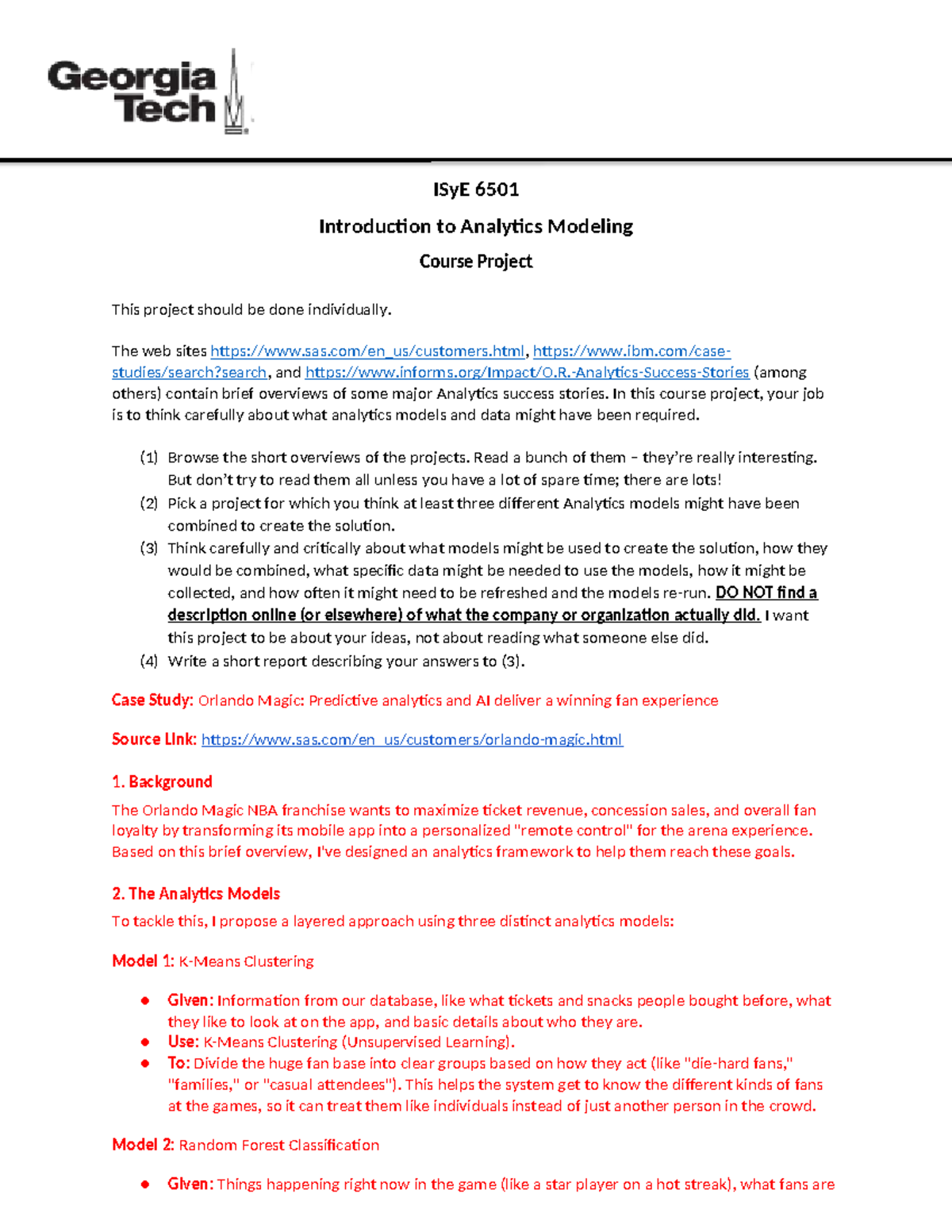 ISyE 6501 Course Project: Analytics Models for Orlando Magic Case Study ...