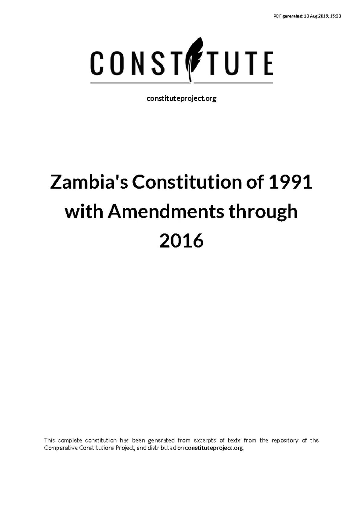 Final Draft Human Rights Module 2018 2 - UNIVERSITY OF ZAMBIA INSTITUTE ...