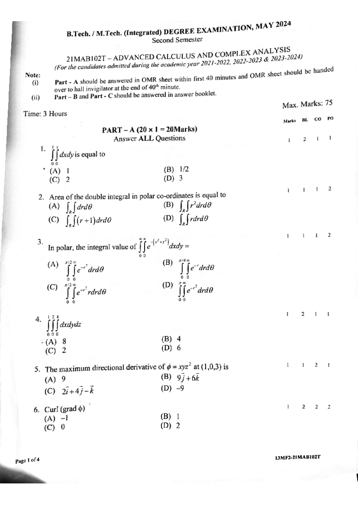 SEM Final Exam Question Paper - Studocu