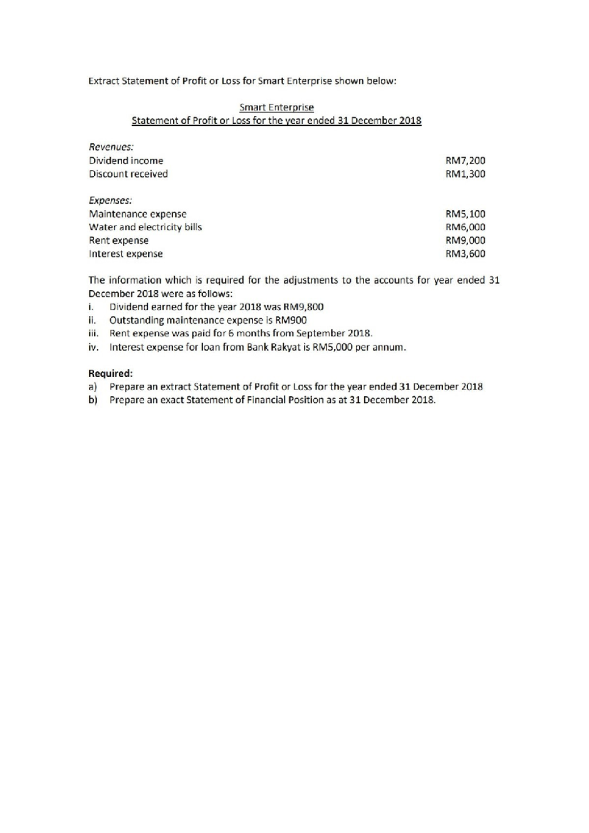 Tutorial Accrual AND Prepayment - Extract Statement of Profit or Loss ...