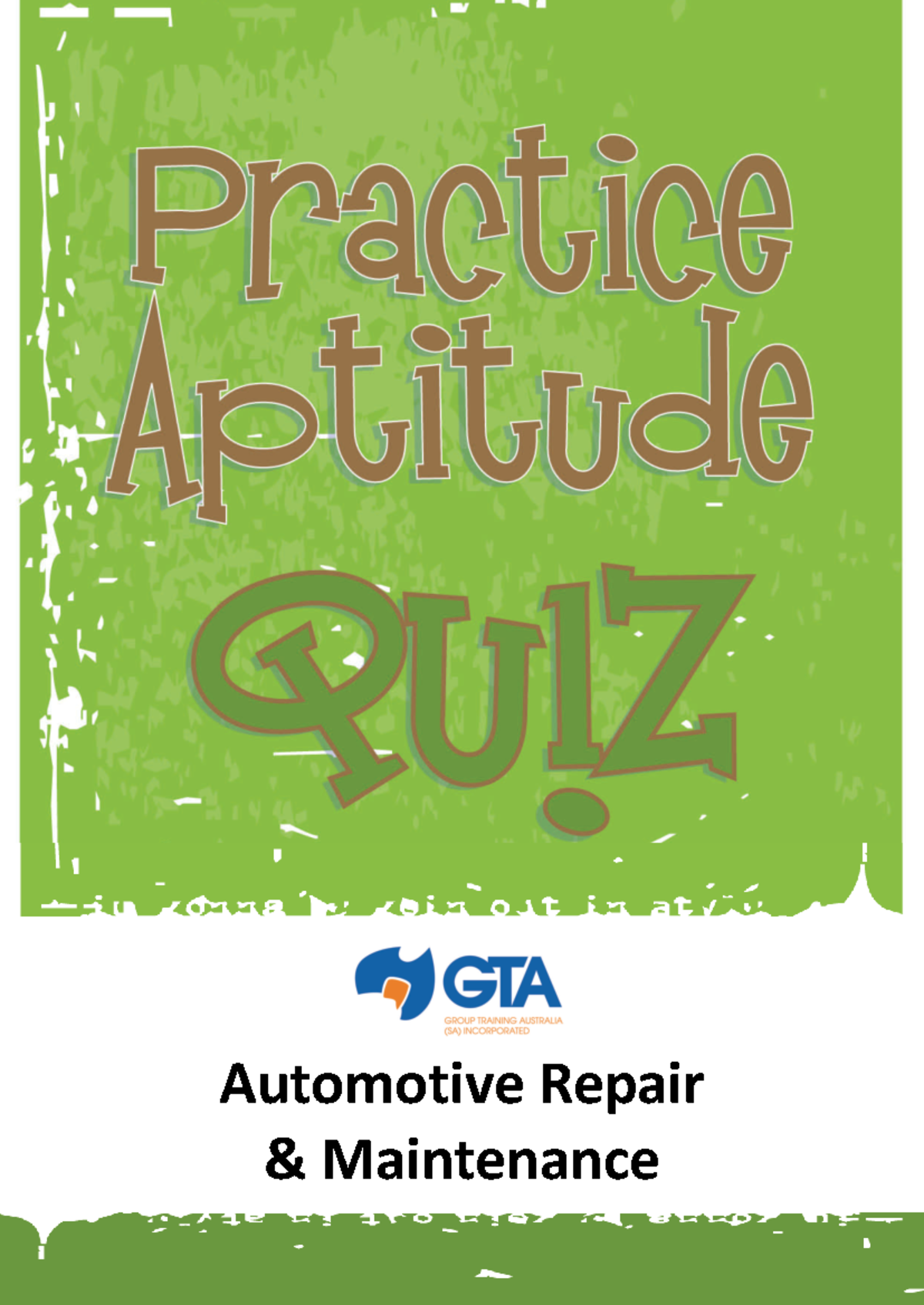 Automotive Repair & Maintenance: Career Development & Quiz Resource ...