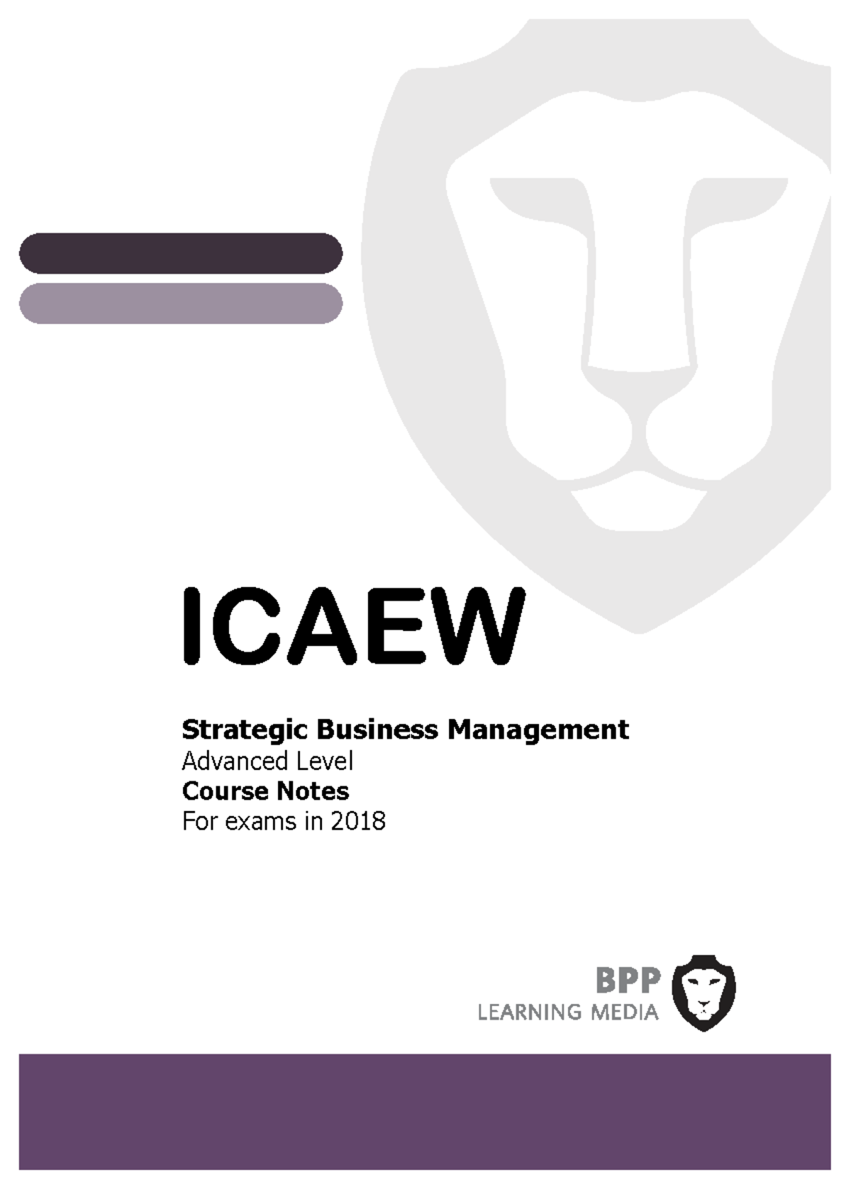 Strategic Business Management MSA-2 Course Notes for Exam 2018 - Studocu