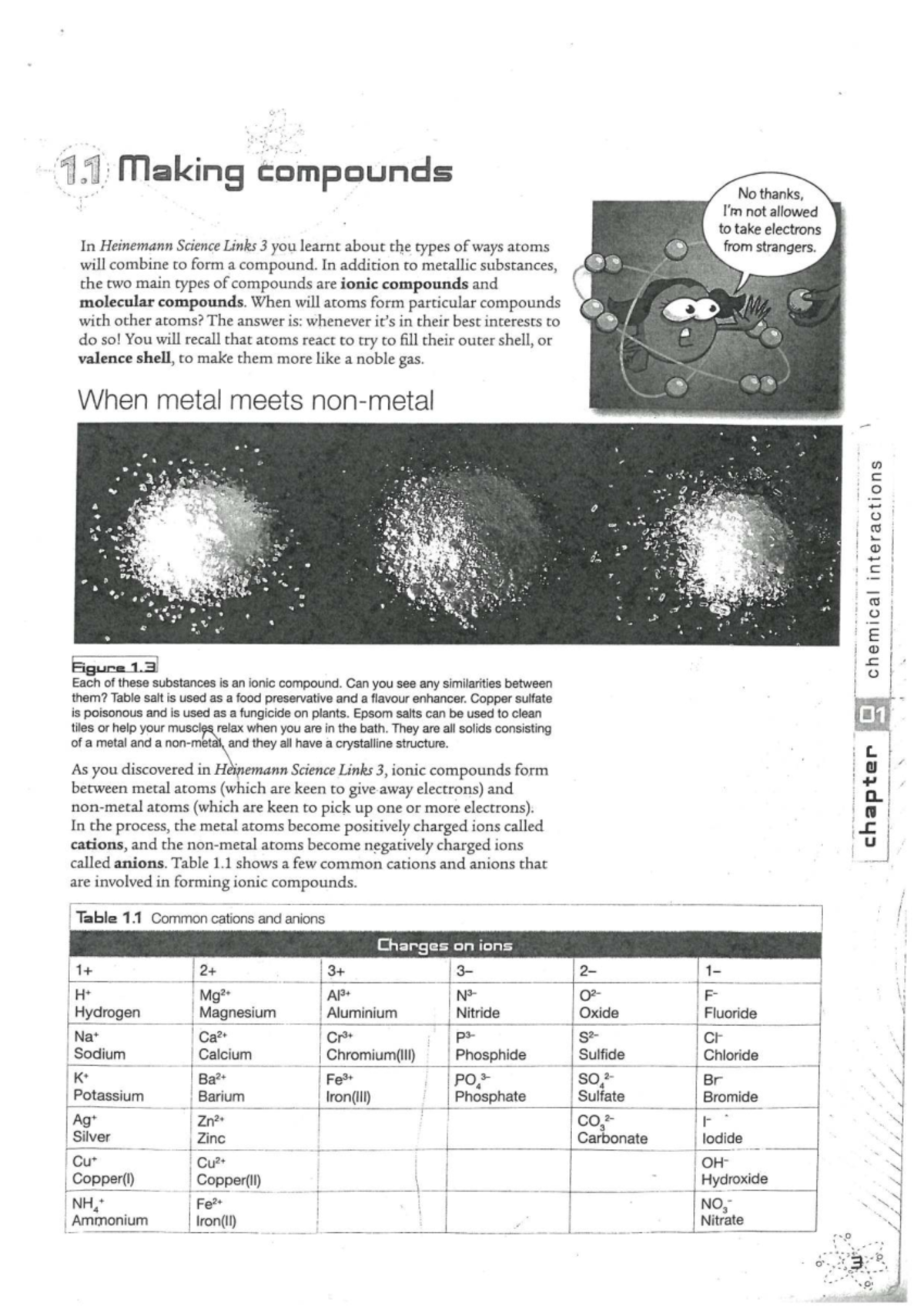 Writing Ionic Compounds & Balancing Equations Worksheet Answers (Year ...