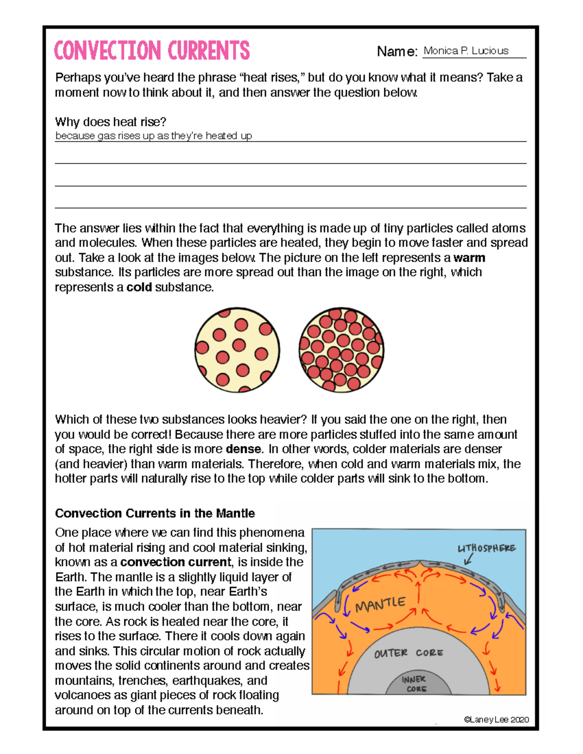 Convection Currents: Understanding Heat Movement in Nature - Studocu