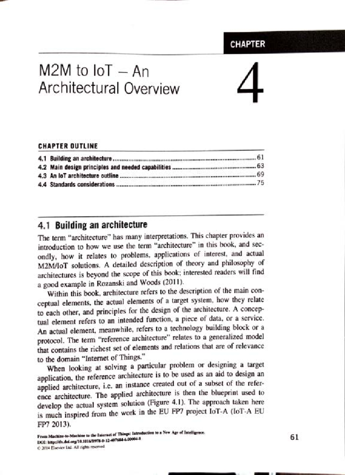 M2M to IoT: An Architectural Overview - Chapter Insights & Design ...