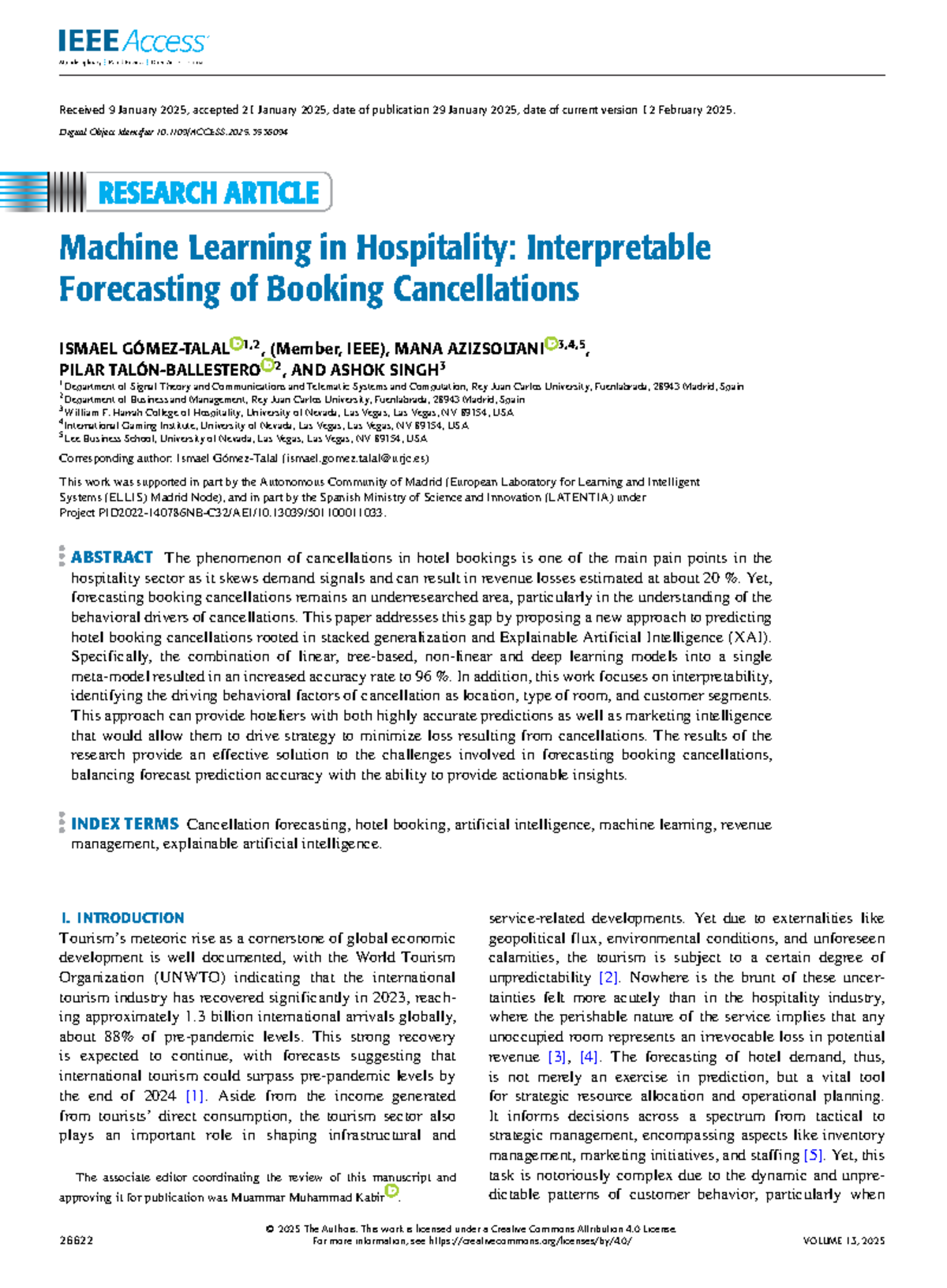 Machine Learning in Hospitality Interpretable Forecasting of Booking ...