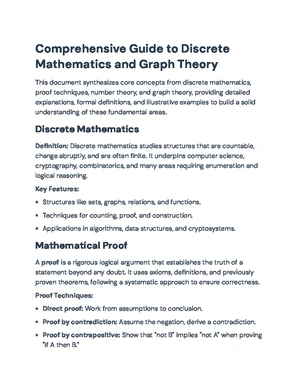 Discrete Mathematics - Study Notes & Assignments - Studocu