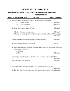 FORM 1 Simple Classification OF Substances A Teacher - 2.0 SIMPLE ...