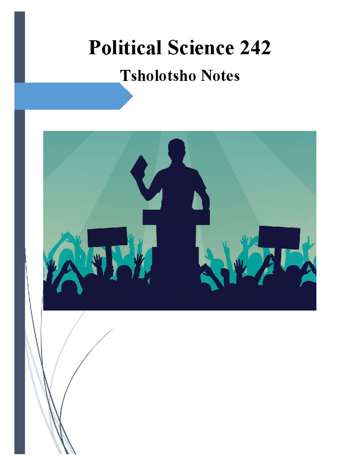 Pol Sci 242: Theories of Development and Political Change Notes - Studocu