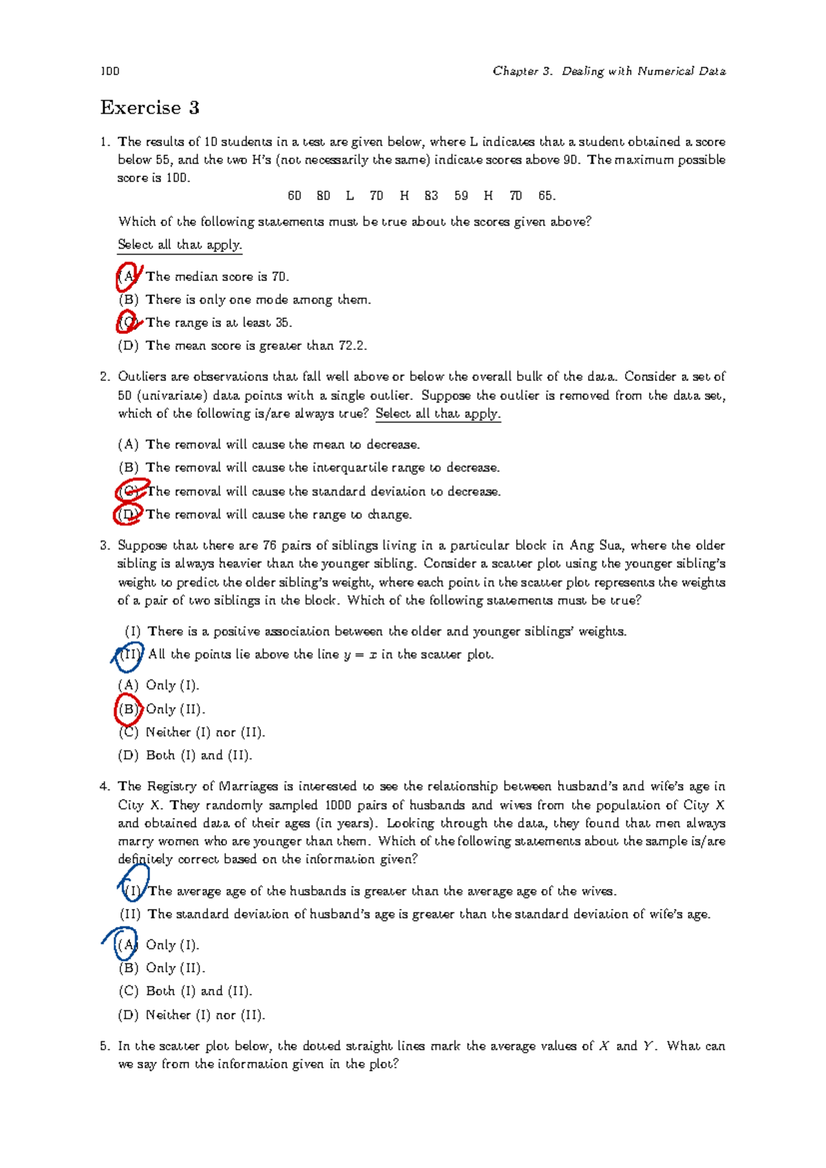 Chapter 3 solutions.pdf 2 - 100 Chapter 3. Dealing with Numerical Data ...