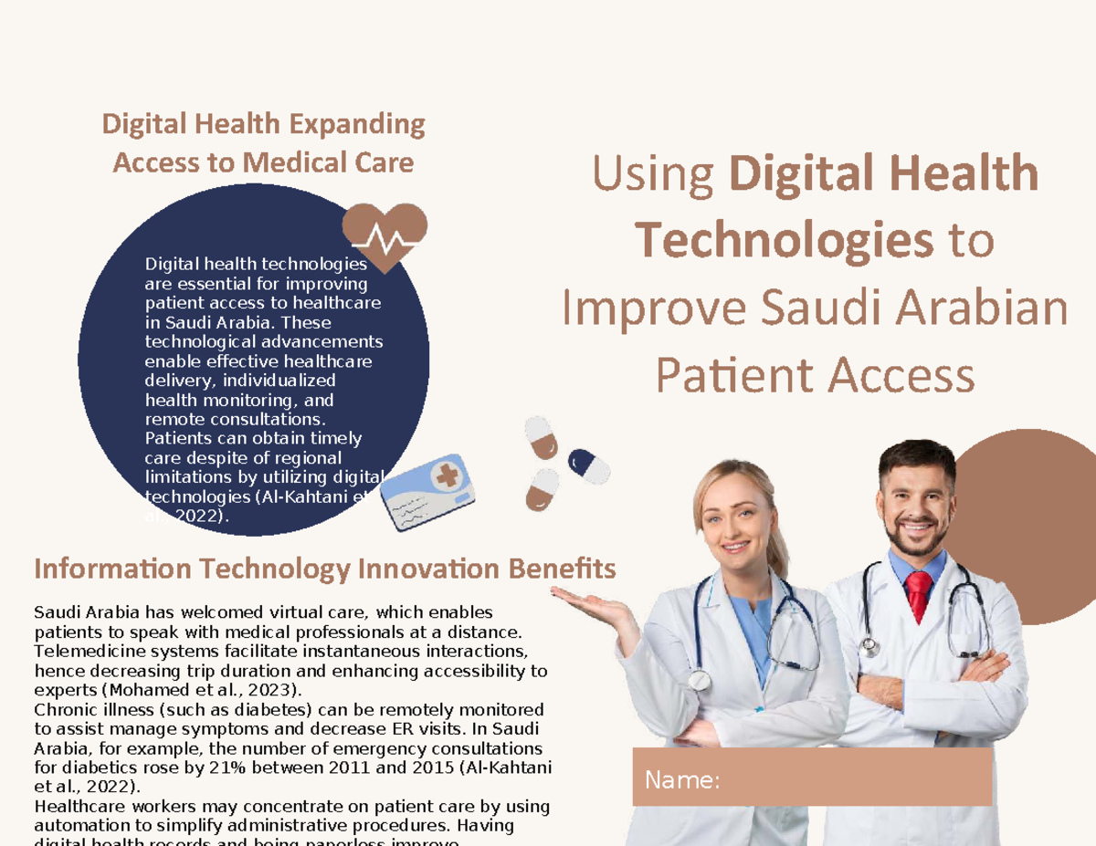 Using Digital Health Tech to Enhance Patient Access in Saudi Arabia ...
