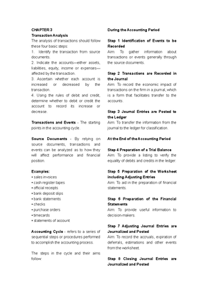 Unit 3-Users of Accounting Information - Unit 3- Users of Accounting ...