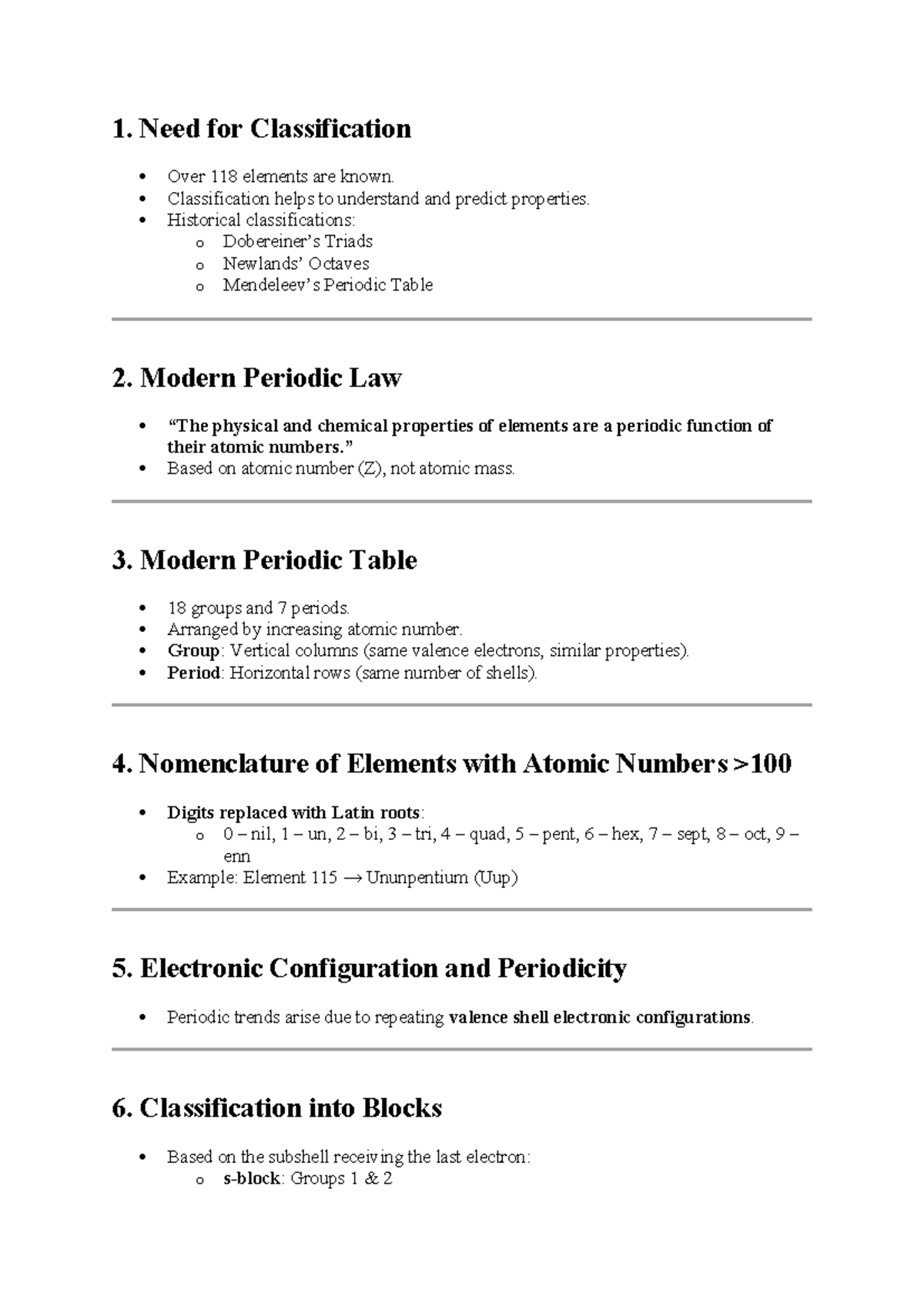 Periodic Table Classification & Trends: Understanding Elements (CHEM101 ...