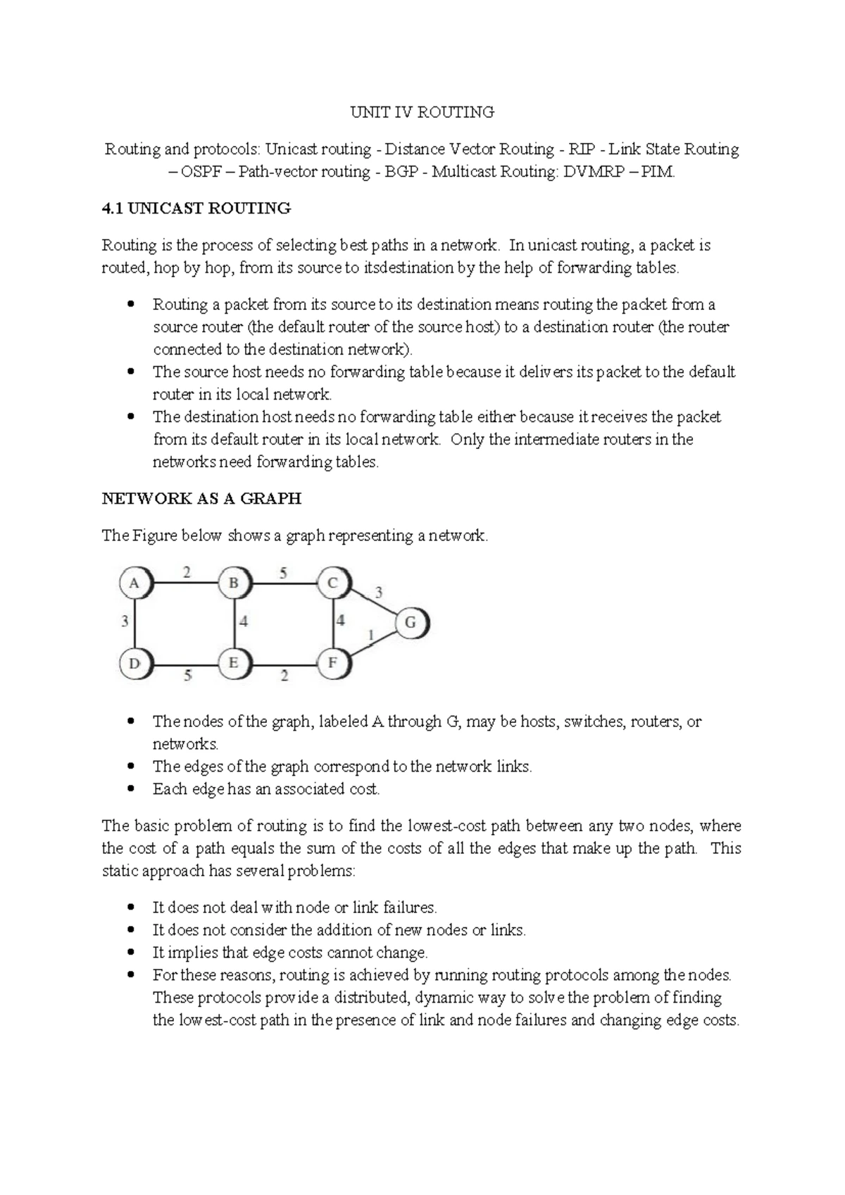 UNIT II Transport Layer: Protocols, Functions, and Control Mechanisms ...