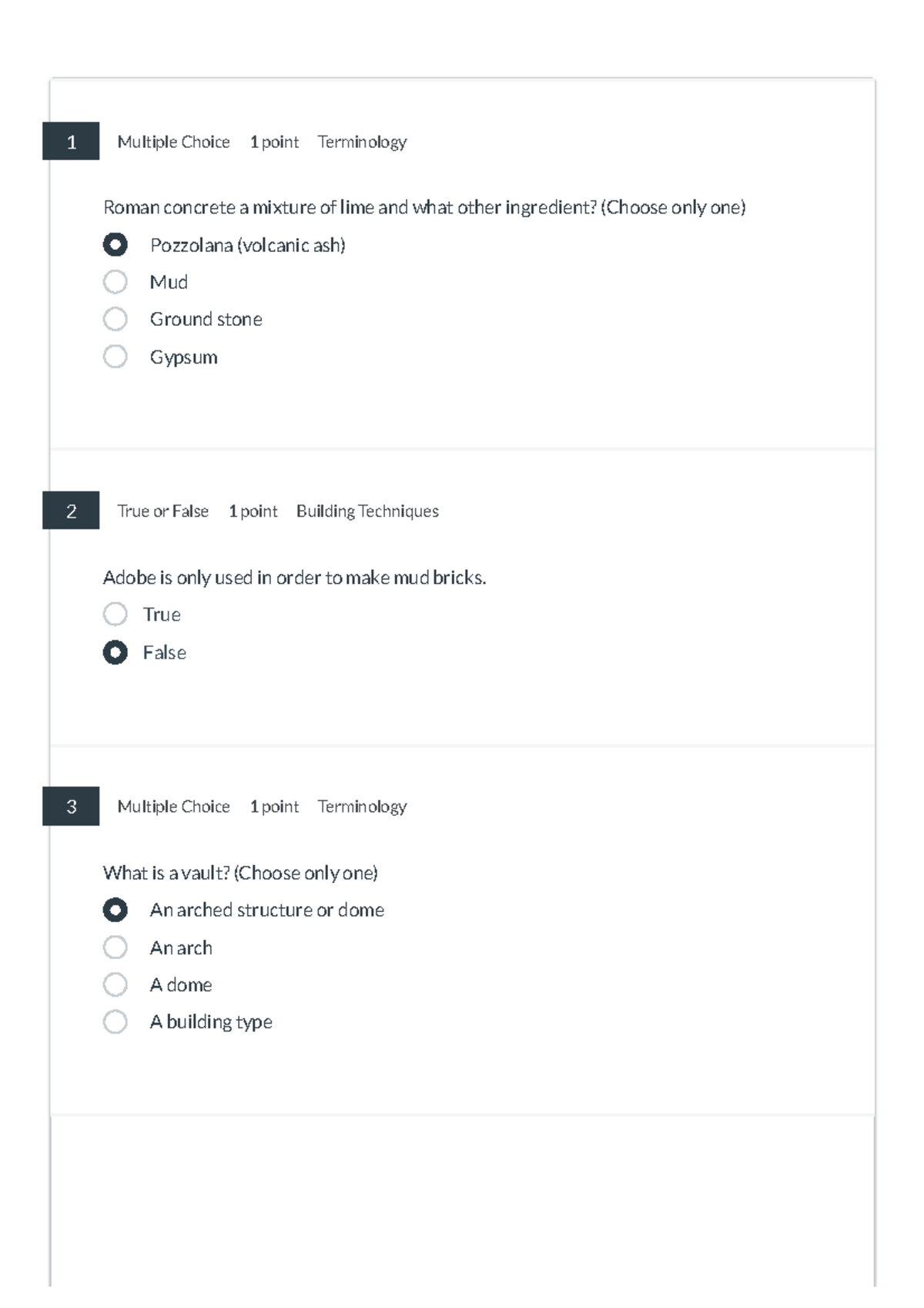 Quiz #3: Terminology and Techniques in Materials & Technology ...