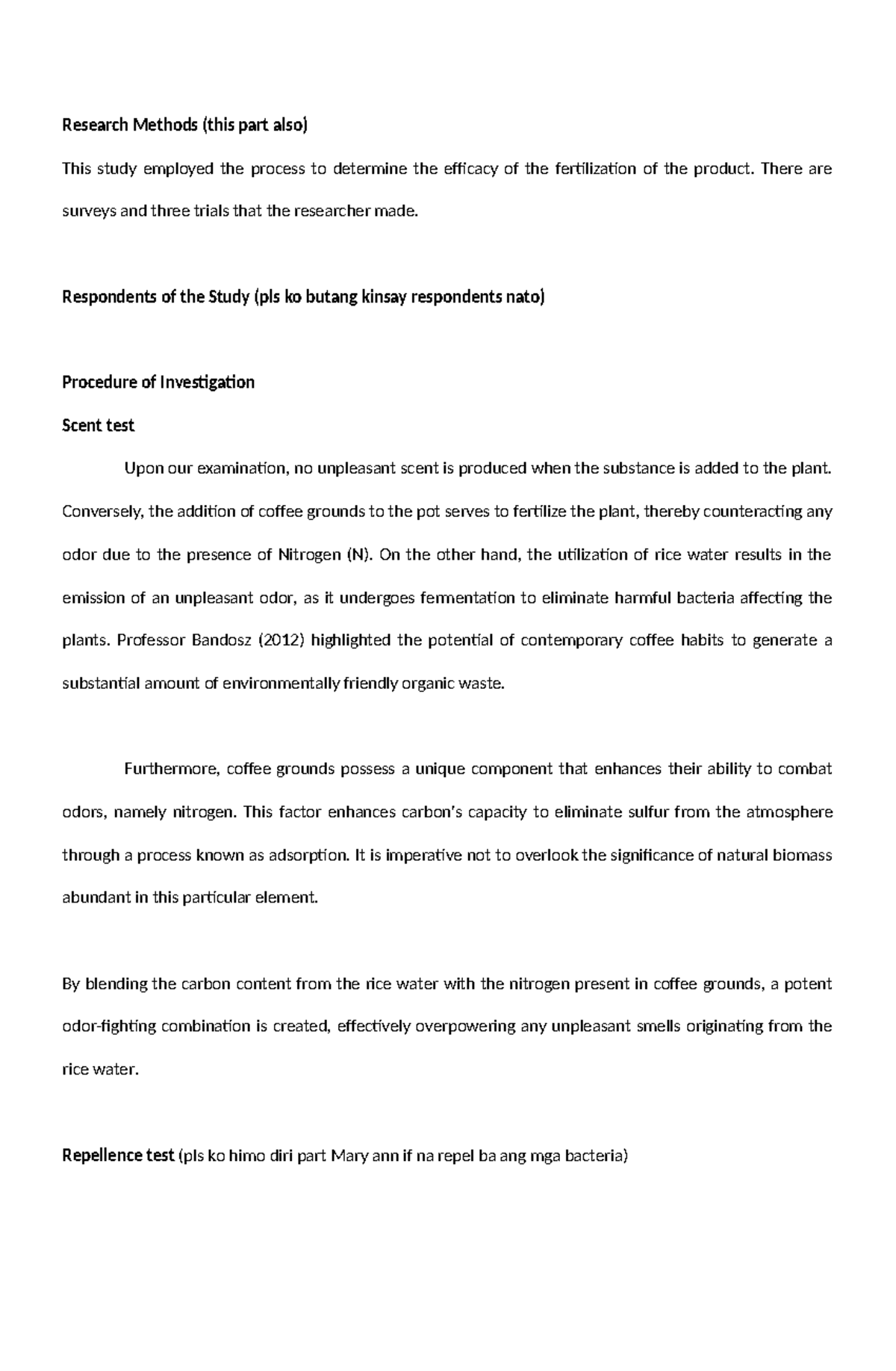Practical Research Methods (BS Science) Chapter 3: Experimental Study ...