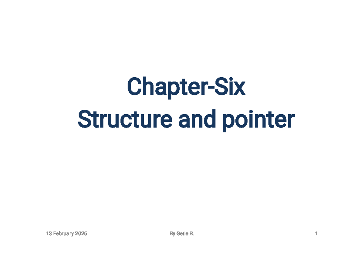 Chapter 6 - sawdrstehsgeedthbgergerfeqf - Chapter-Six Structure and ...