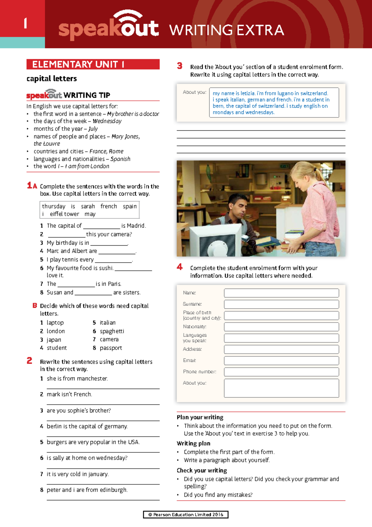 WRITING EXTRA ELEMENTARY UNIT 1-11 STUDY GUIDE - Studocu