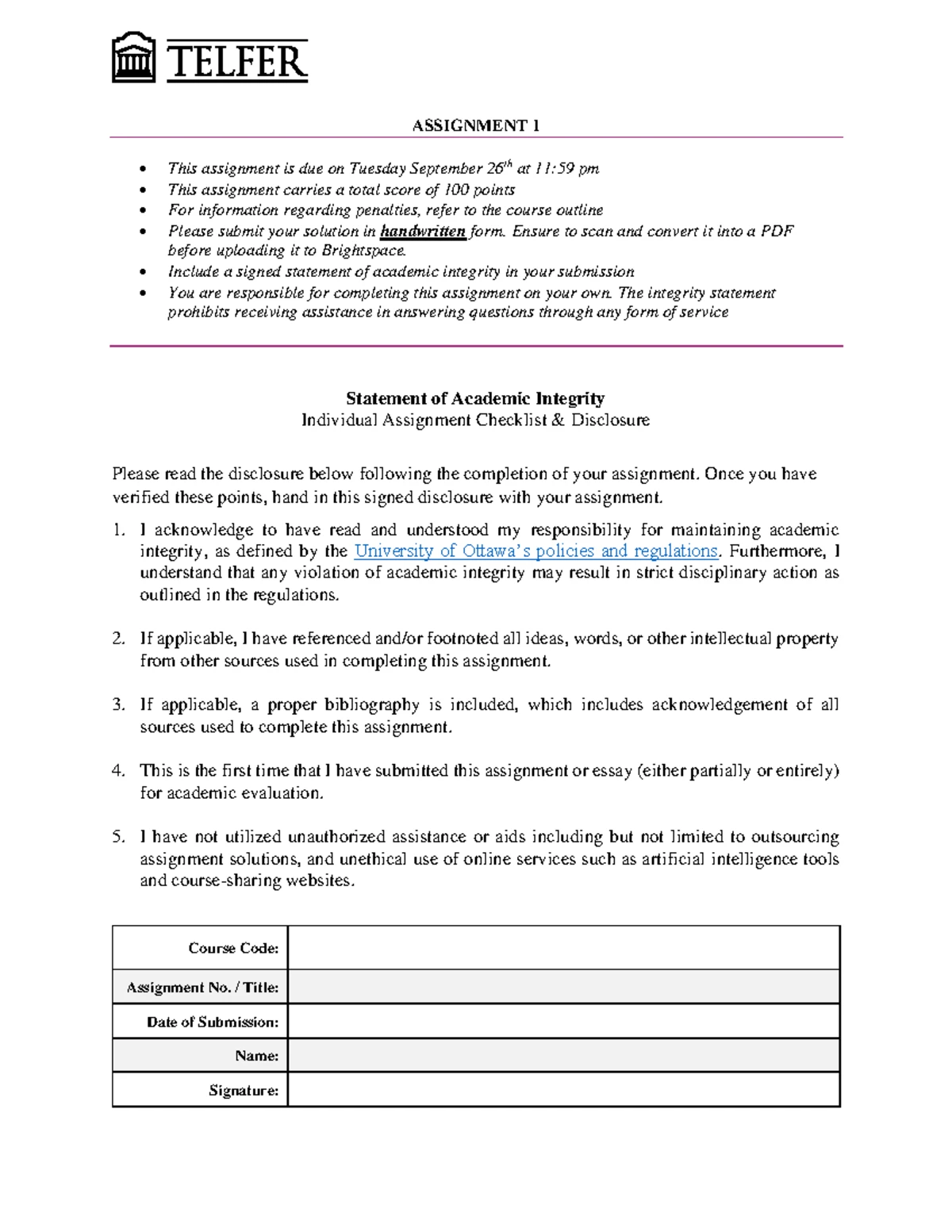 ADM1305 X: Syllabus for Mathematics in Business - Summer 2024 - Studocu