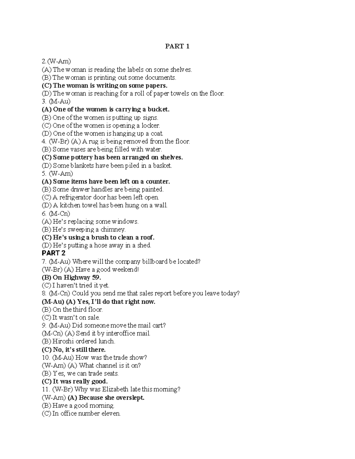 PART 1 - Observations and Notes on Various Activities - Studocu