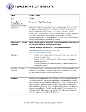 Coe-lesson-plan-template (3) - LESSON PLAN TEMPLATE Section 1: Lesson ...