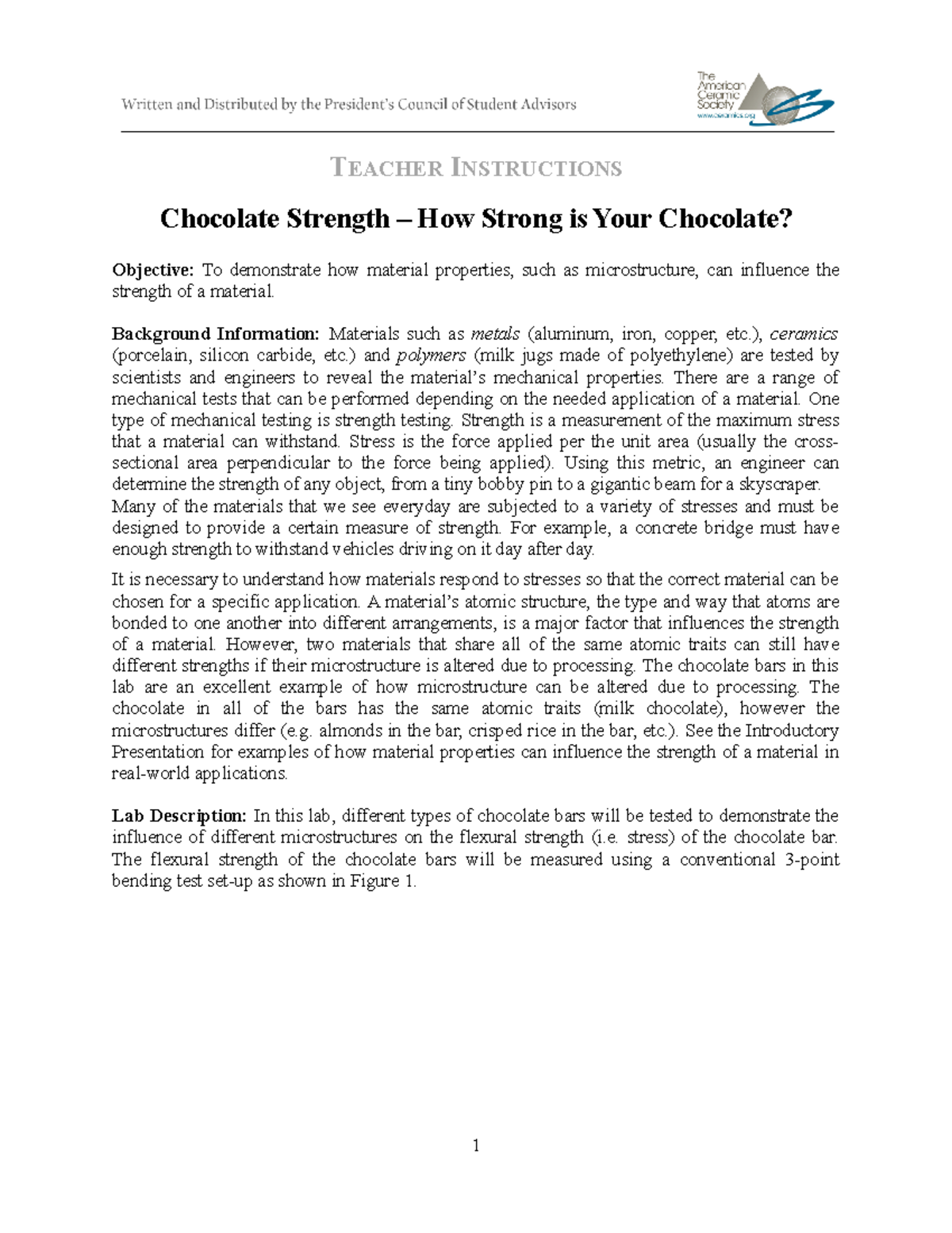 Chocolate Strength Lab: Flexural Testing of Various Chocolate Bars ...