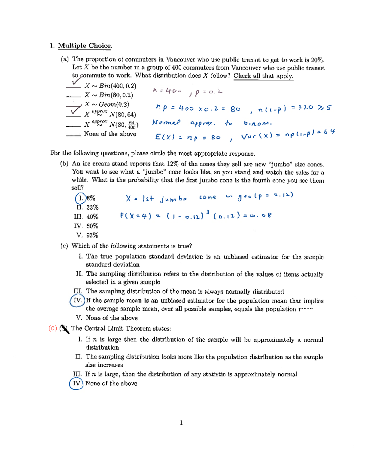 Practice Exam Questions 2019 - Sample for Study Aid - Studocu