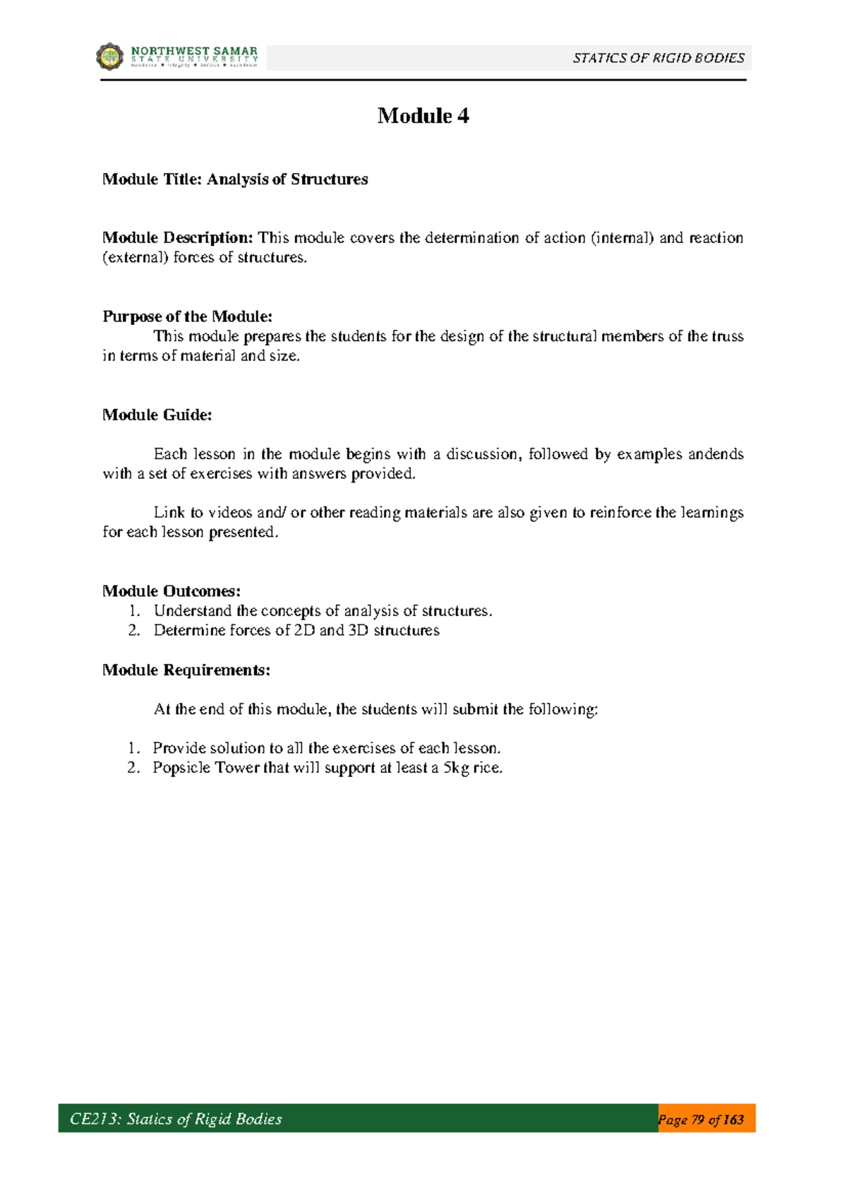 Module 5-6: Friction & Force Systems in 3D Mechanics - Studocu