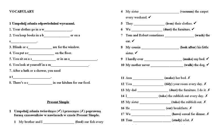 Brainy 6 Unit 2 Vocabulary & Grammar Practice - Studocu