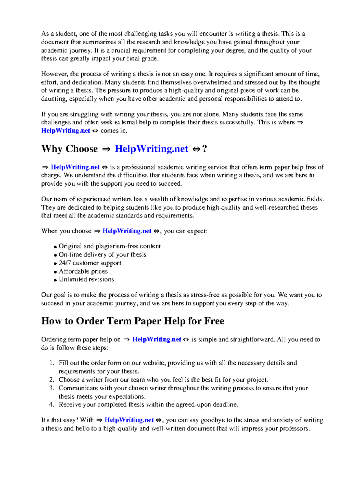 Term paper help free - As a student, one of the most challenging tasks ...
