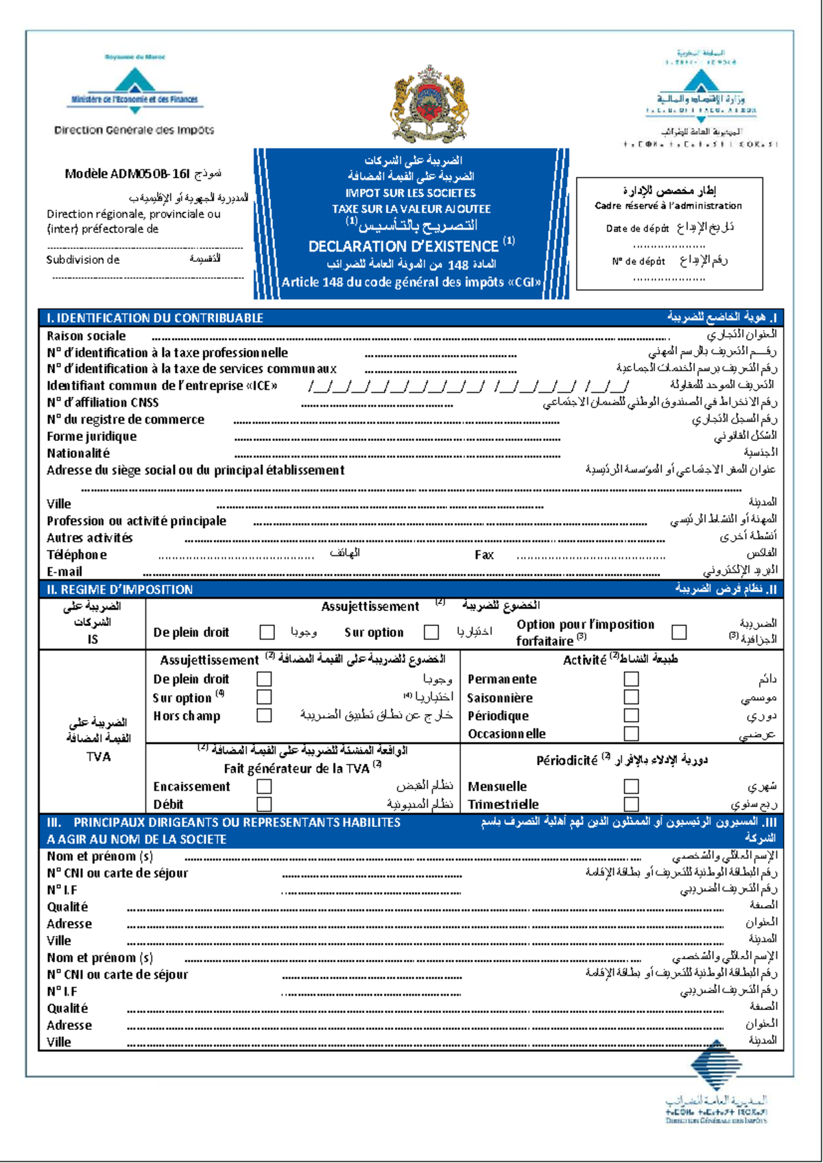 Déclaration d'Existence IS - Impôt sur les Sociétés et TVA - Studocu
