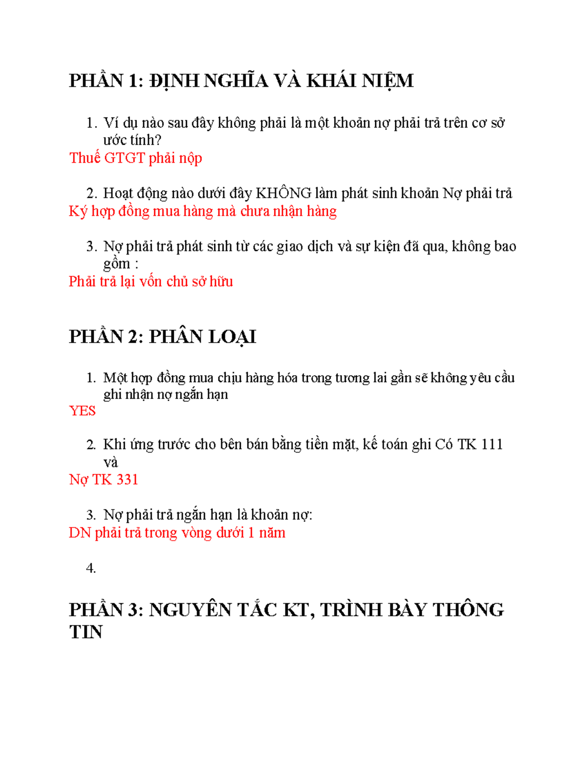 Test online c17 - PHẦN 1: ĐỊNH NGHĨA VÀ KHÁI NIỆM 1. Ví dụ nào sau đây ...