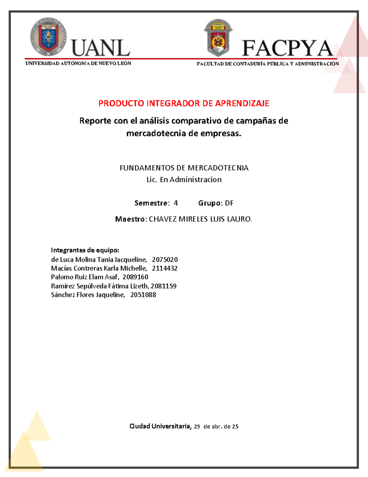 PIA FMER - Análisis Comparativo de Campañas de Mercadotecnia en ...