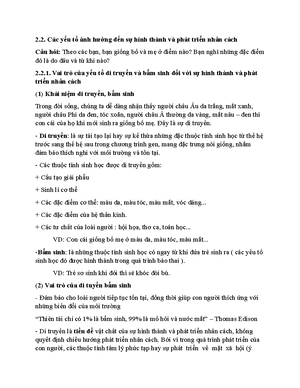 [Solved] cho v d biu hin thc tin nhn cch hc sinh v cc mt gio dc o c tr ...