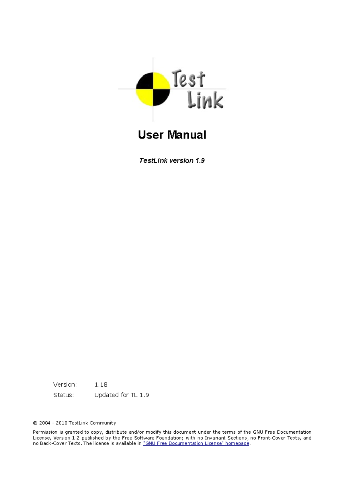 TestLink User Manual v1.0 - Comprehensive Guide & Features Overview ...