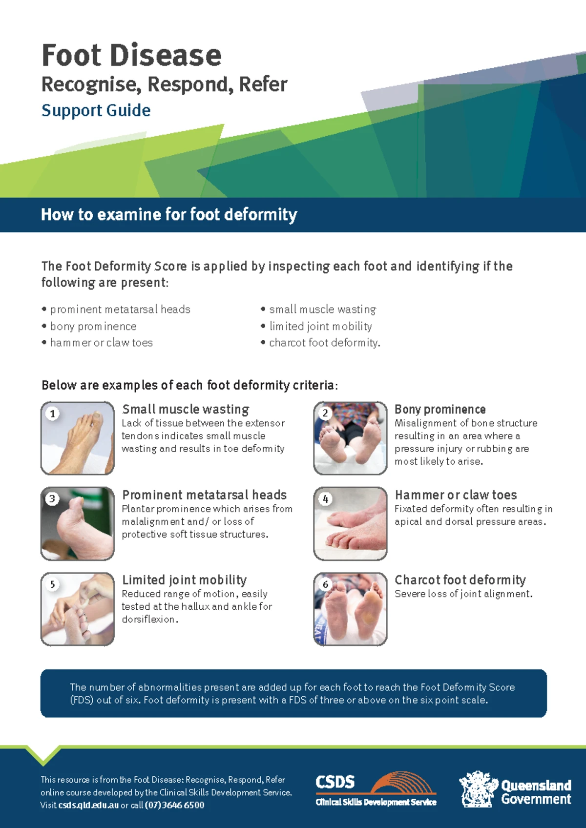 How to classify a foot ulcer using the Sinbad system - The SINBAD ...