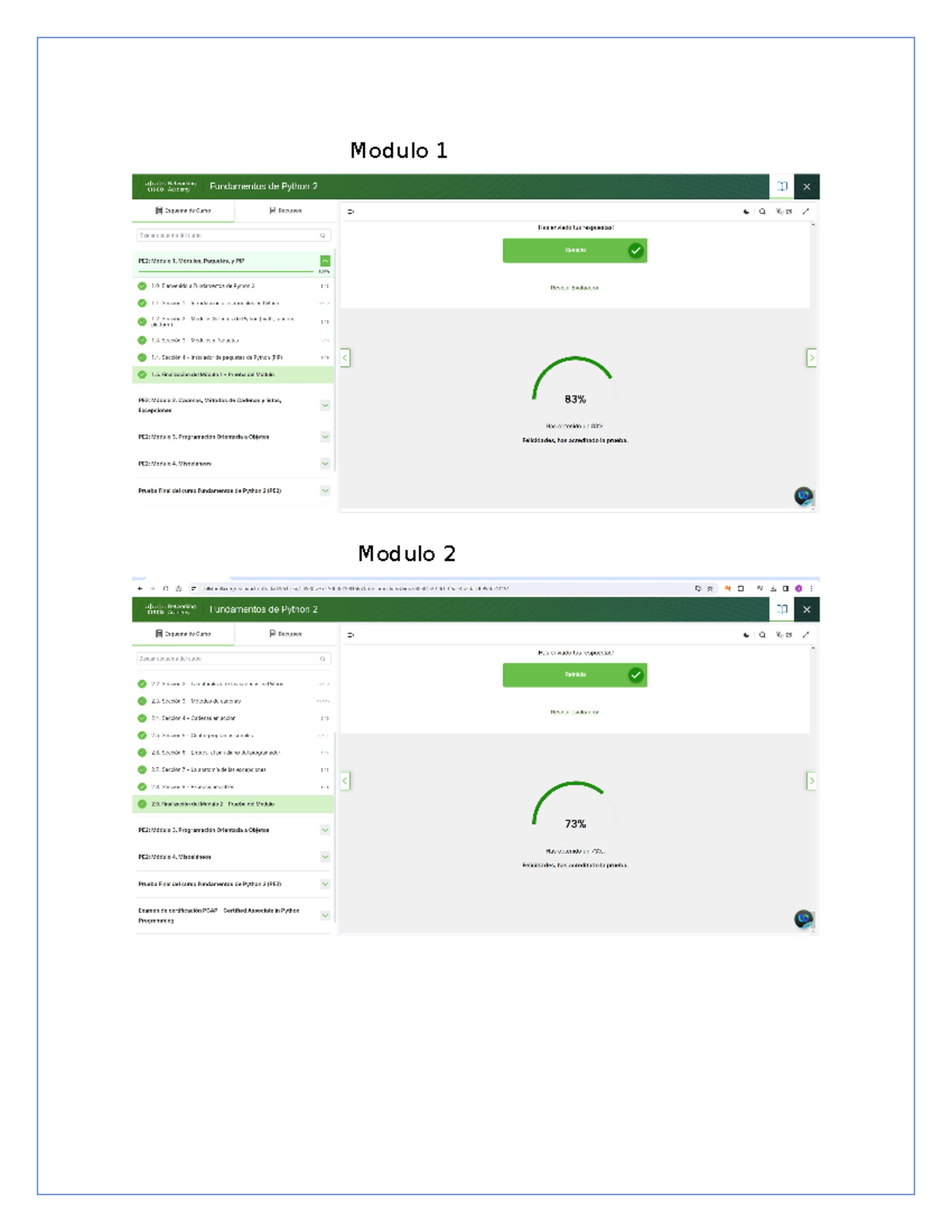 Examenes (Fundamentos de Python 2) - Ingenieria - Modulo Modulo Modulo ...