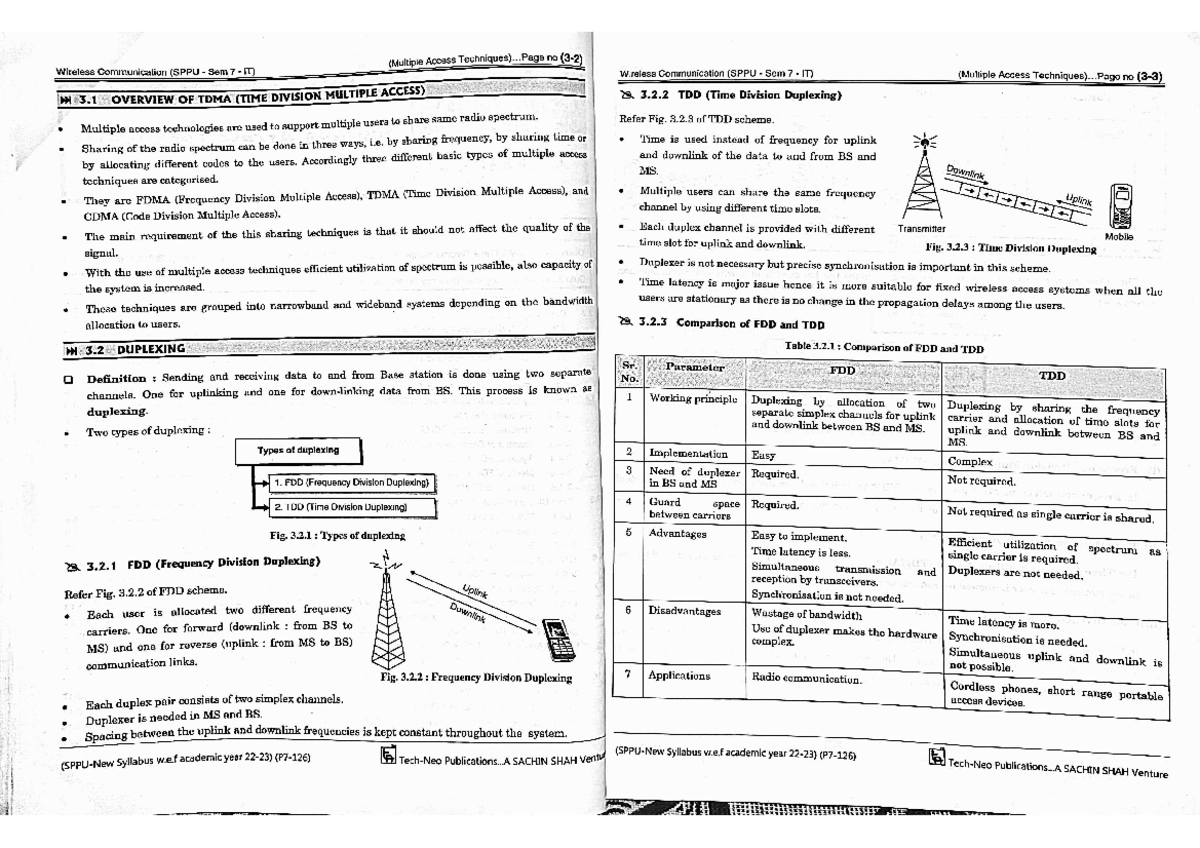 Wireless Communication Decode unit 3-6 - (Multiple Access Techniques ...