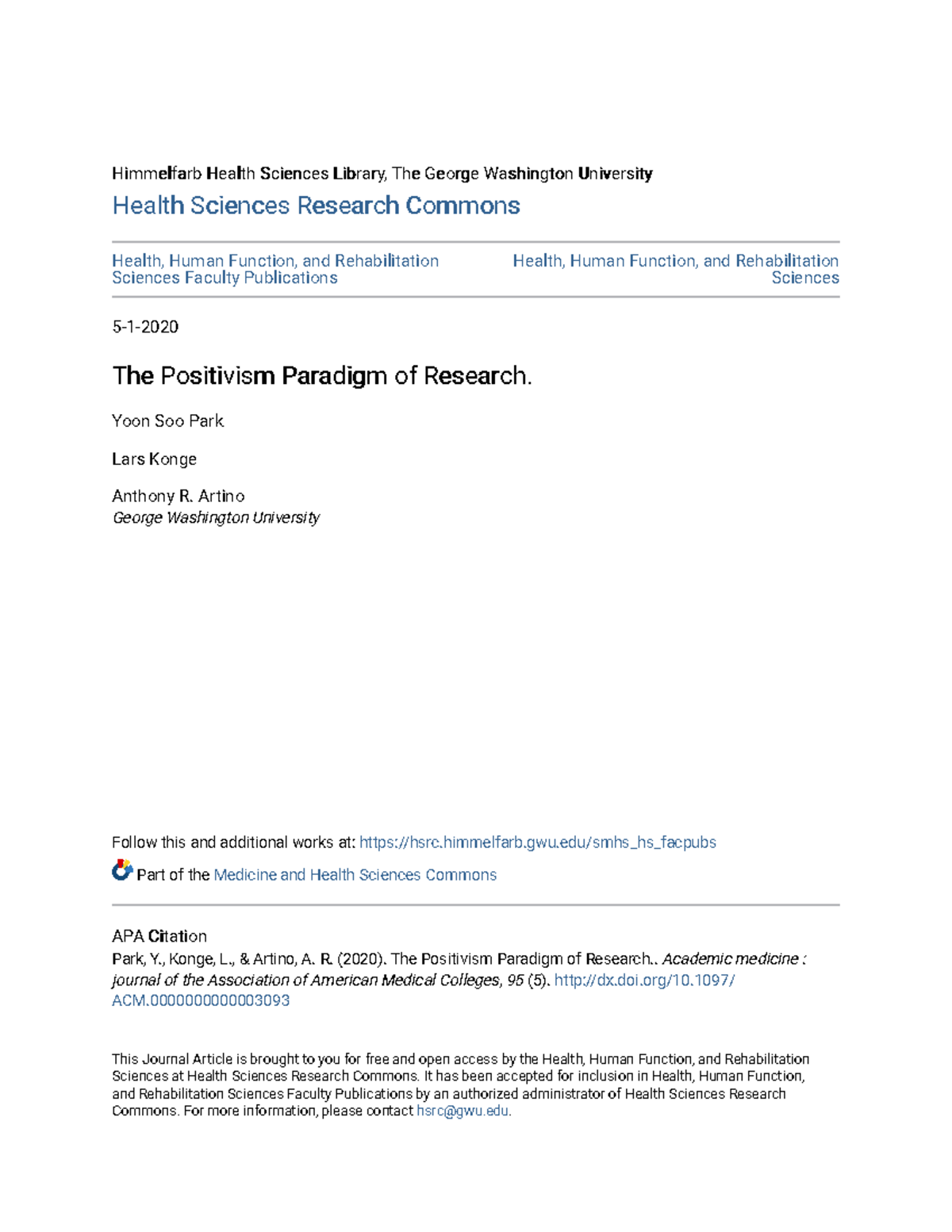 Understanding the Positivism Paradigm in Health Research - Studocu