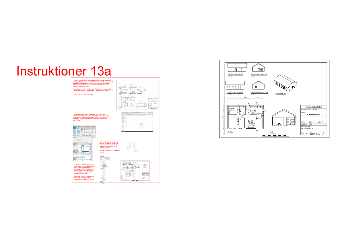 Revit Layout Guide: Adjusting Views and Scaling for Villa 1 - Studocu