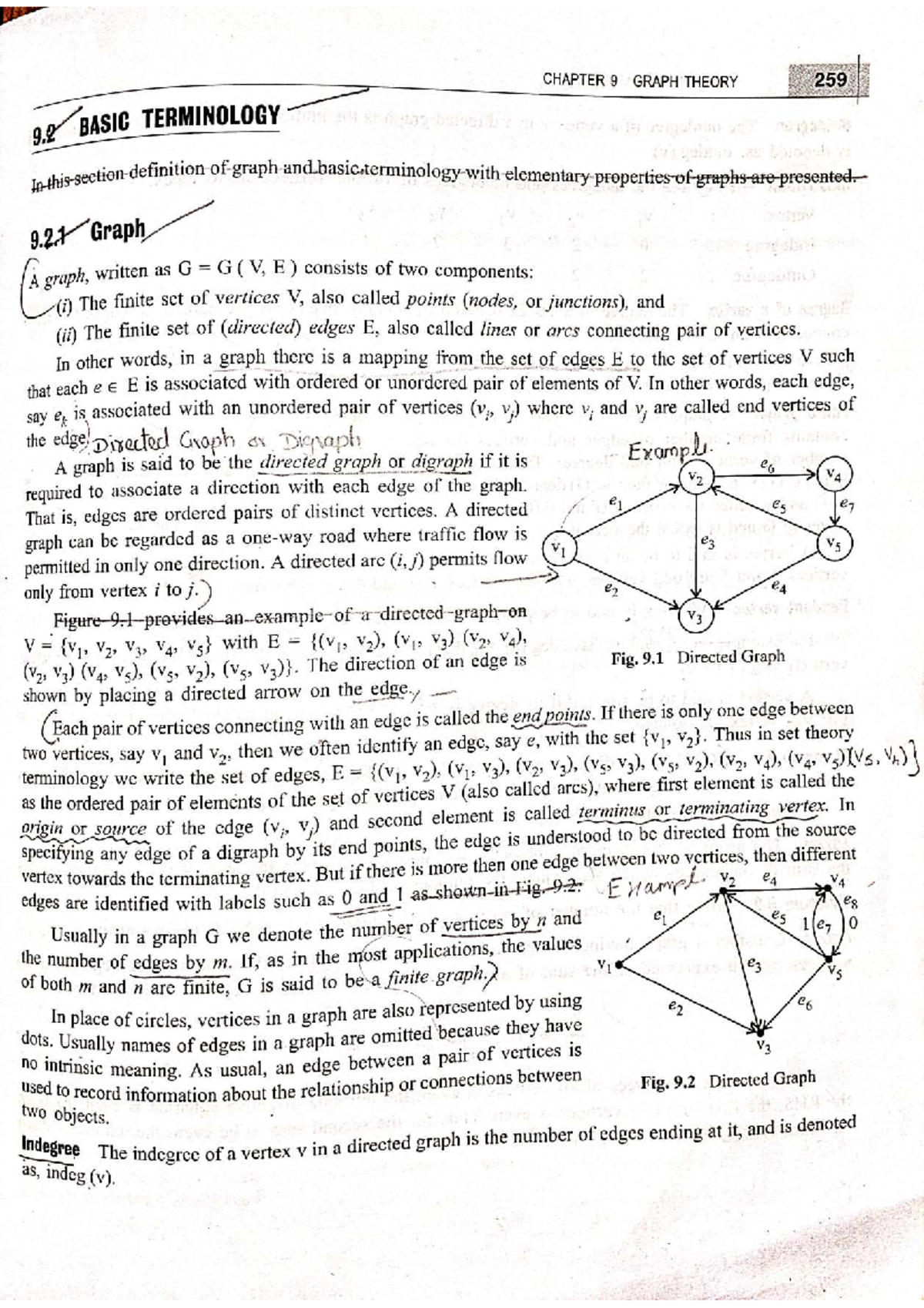 Unit - V Graph Theory - Chapter 9: Basic Terminology and Concepts - Studocu