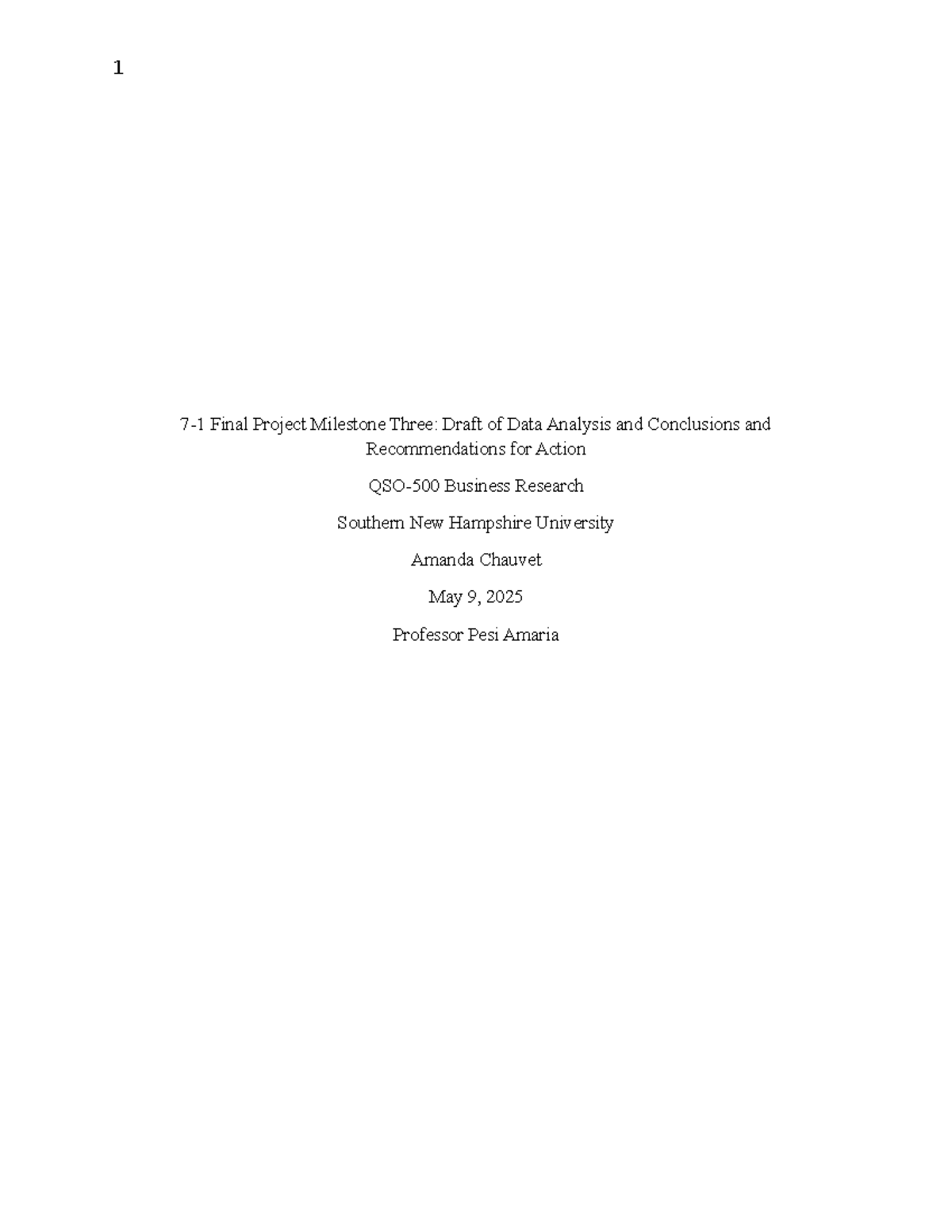 7-1 Final Project Milestone Three: Data Analysis & Recommendations on ...
