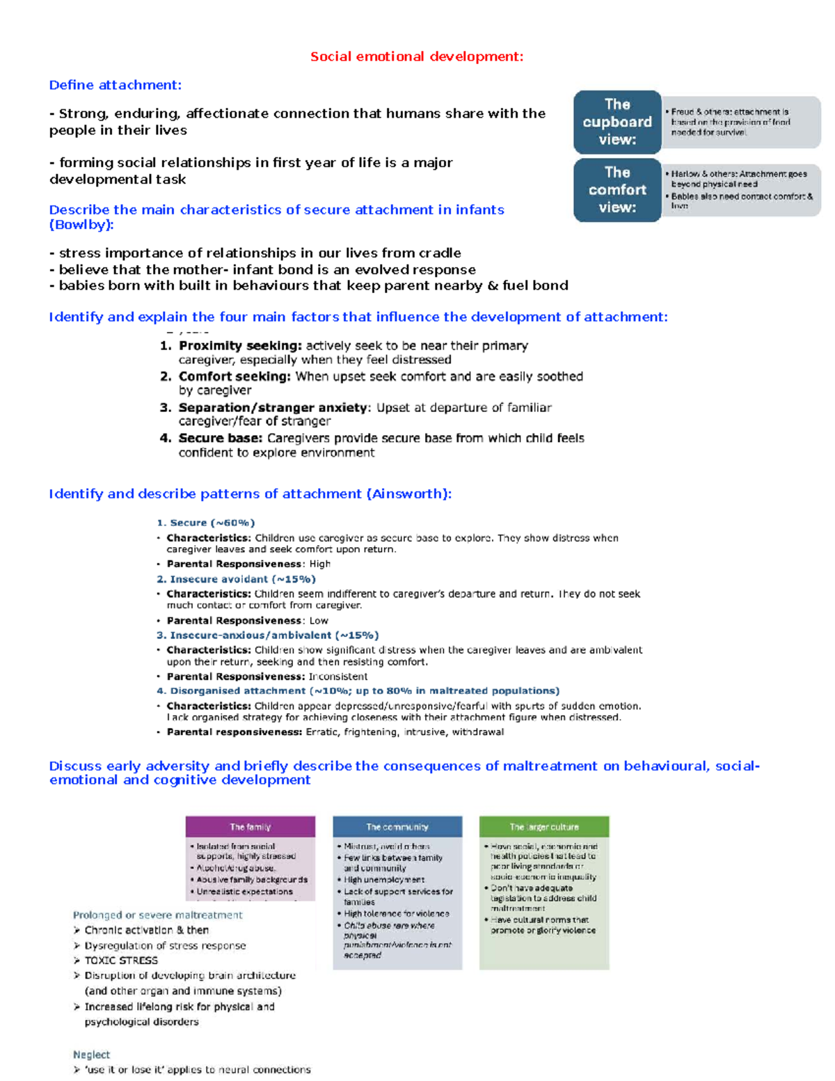 Social Emotional Development: Understanding Attachment and Its Impact ...