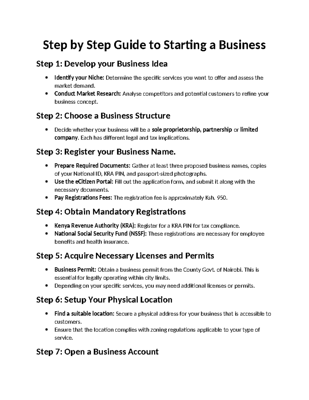 Guide to Starting a Business - Conduct Market Research: Analyse ...