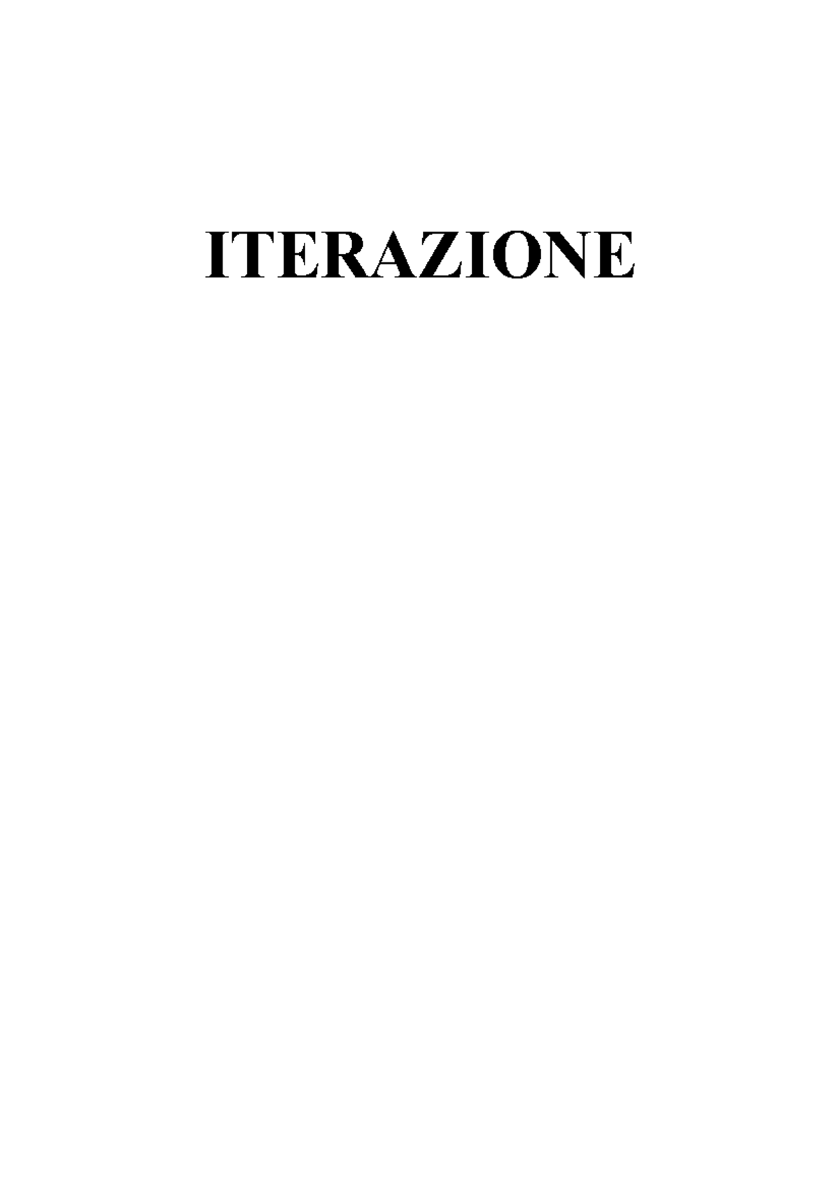 i cicli in informatica: while for whiledo - ITERAZIONE ARGOMENTI L ...