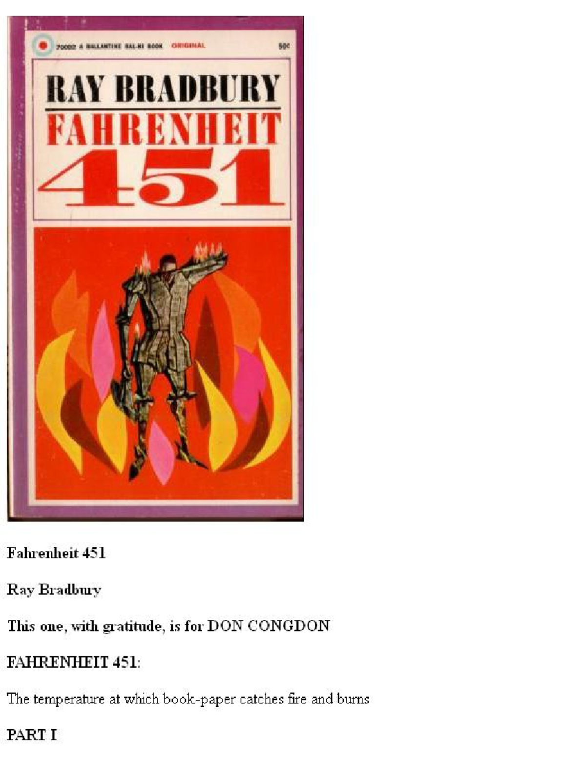 Fahrenheit 451: Analyzing Themes and Characters in Bradbury's Classic ...