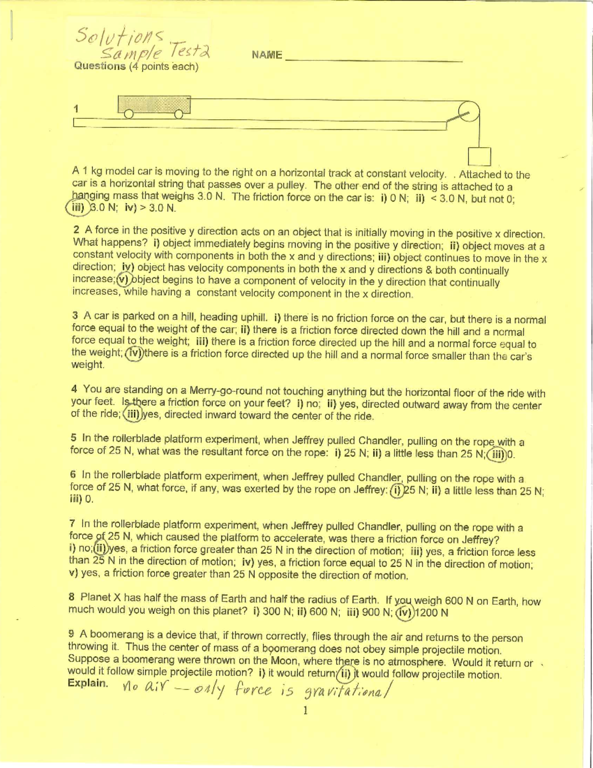 Sample Test 2 Solutions - Course 253, Fall 2021 Edition - Studocu