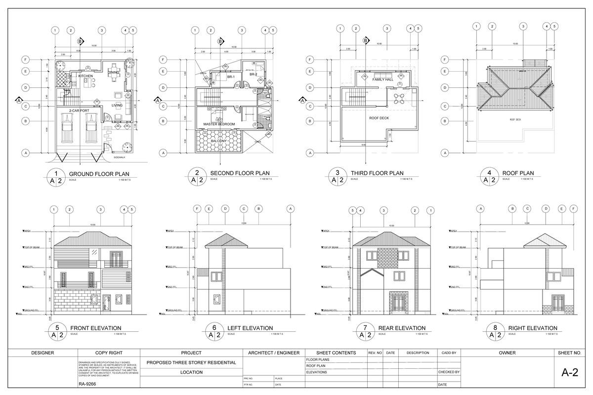 Proposed Residential Building Plans (Course Code: 2435) - Studocu