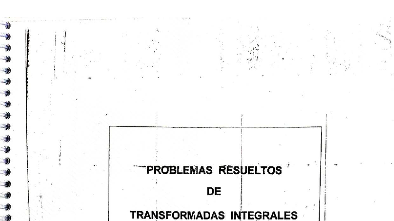 Problemas Resueltos de Transformadas Integrales y Sistemas Lineales - INGENIERIA - Document Preview